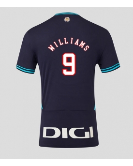 Billige Fotballdrakt Athletic Bilbao Inaki Williams #9 Replika Bortedrakt 2025-26 Kortermet Billige Fotballdrakt Athletic Bilbao Inaki Williams #9 Replika Bortedrakt 2025-26 Kortermet